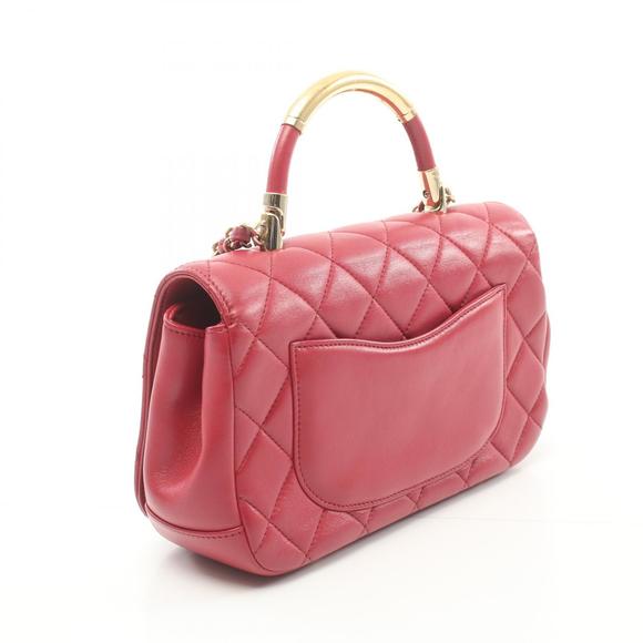 Chanel Pink Matelasse Bag Shoulder Lambskin - Picture 1 of 10